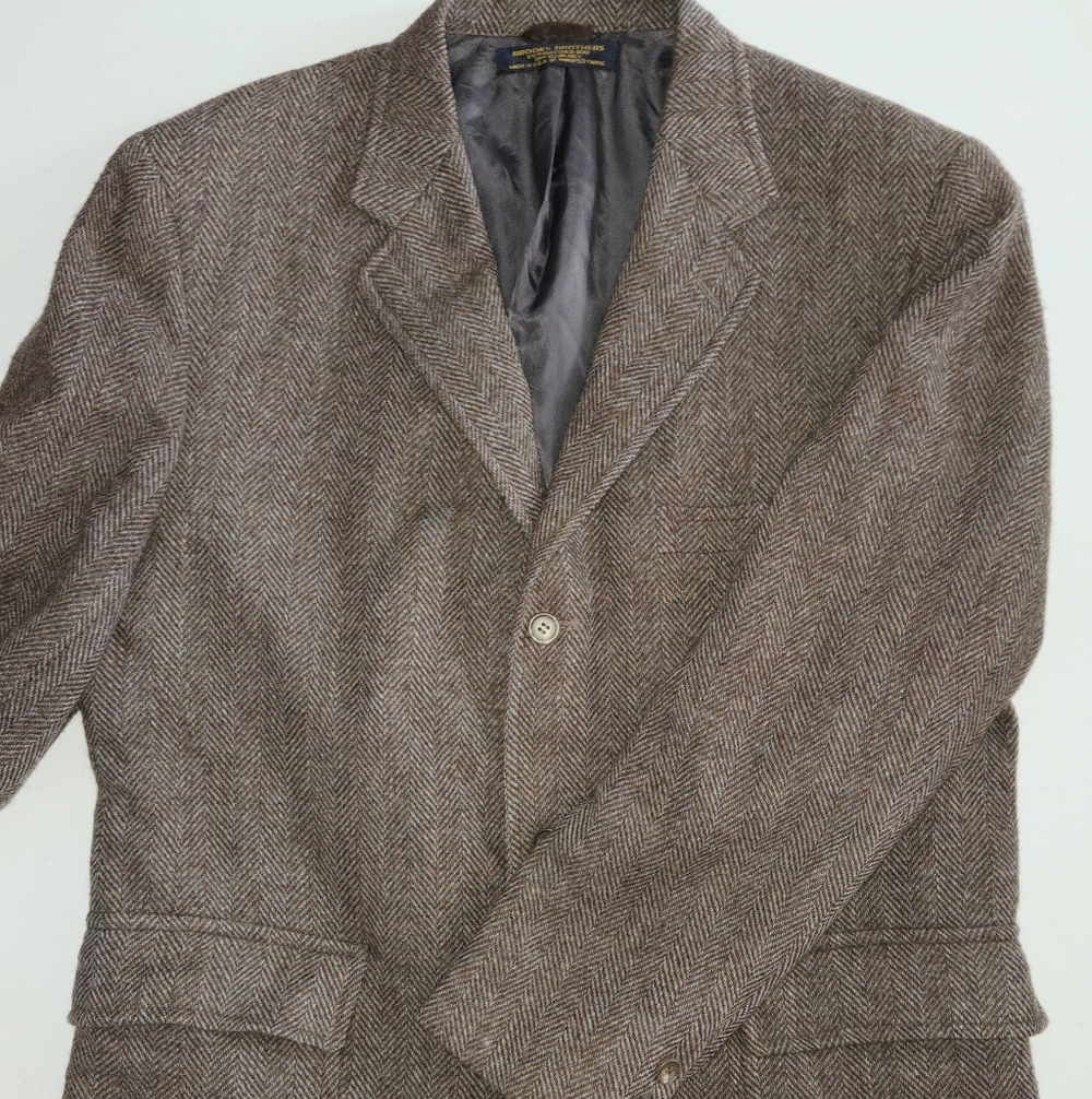 Brooks Brothers tweed sport coat - Picture 1 of 6